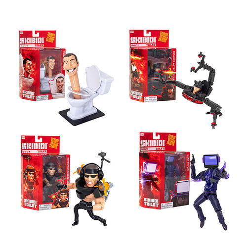 Skibidi Toilet 6吋豪華可動模型公仔第2彈 - 隨機發貨