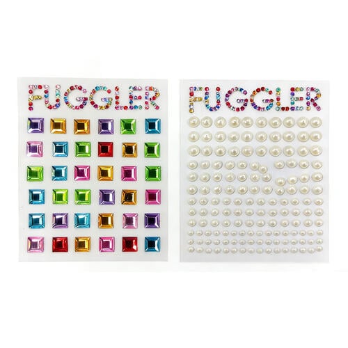 Fuggler Fugg-ccessories Gem Sticker - Square + Pearl
