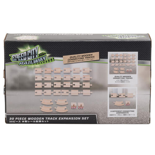 Speed City 30 Piece Wooden Track Expansion Set