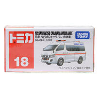 Tomica No.18 Nissan Nv350 Caravan Ambulance