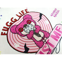 Fuggler Button Illustration Canvas Bag