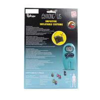 Among Us Official Inflatable Impostor Costume (Kids) - Cyan
