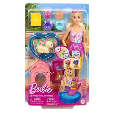 Barbie芭比與寵物遊戲系列-狗狗游泳池派對