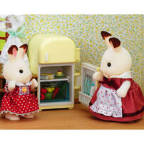 Sylvanian Families Chocolate Rabbit Mother W/Furniture