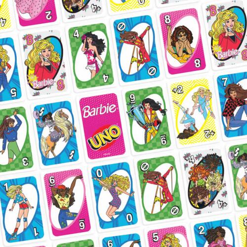 UNO Barbie Refresh 紙牌遊戲