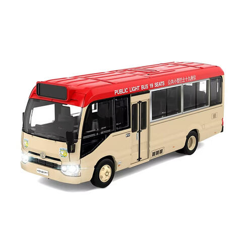 Konsept 1:64 RC Drifting Toyota Coaster HK Minibus (Red)
