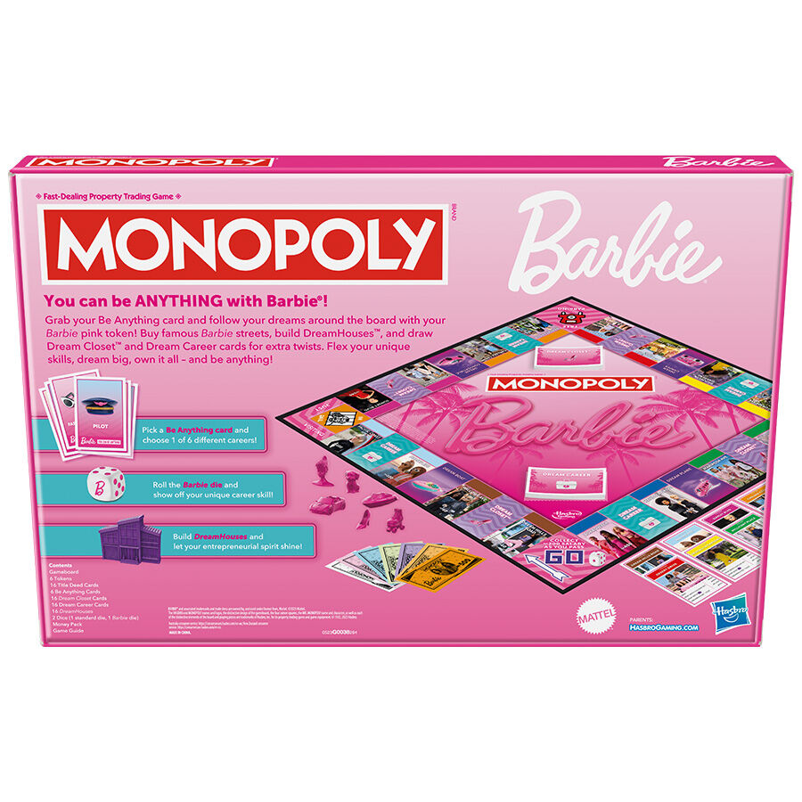 Monopoly Barbie English Version Toys
