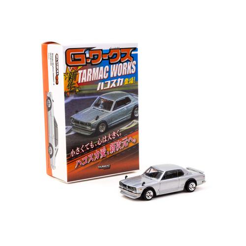 Tarmac Works 1/64 Nissan Skyline 2000Gt-R (Kpgc10) Silver