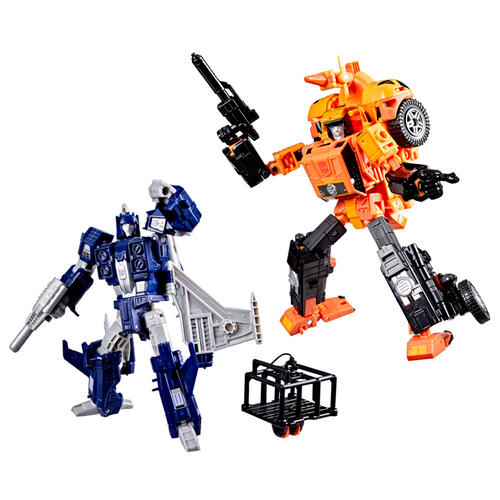 Transformers Age of the Primes Wreck 'n Doom Collection Autobot Sandstorm vs Slugslinger