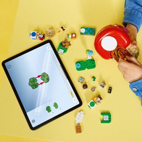 LEGO樂高超級馬利奧系列 奇諾比奧之家的家庭派對 72041