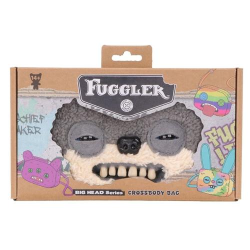 Fuggler Crossbody Bag Big Head Series - Sketchy Squirrel (Grey)