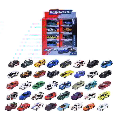 Majorette Sports Cars Display
