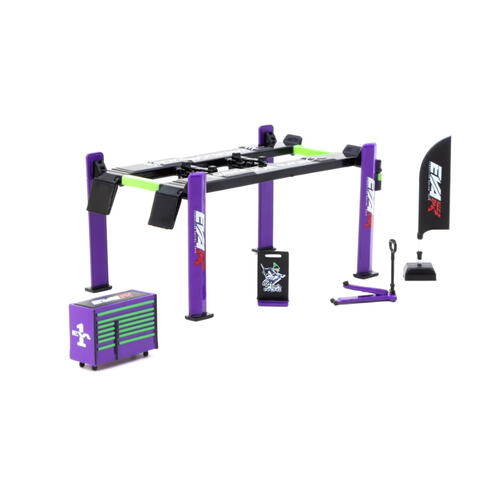  Tarmac Works 車仔 1/64 Eva Racing 維修車房工具套裝