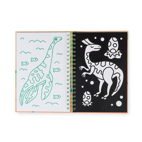 Creation Nation Foil Art Book- Dinosaurs