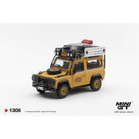 (網店預購) MINI GT Land Rover Defender 90 1985 Camel Trophy Borneo Team Brazil / Blister Packaging (預計2026年10月發貨)