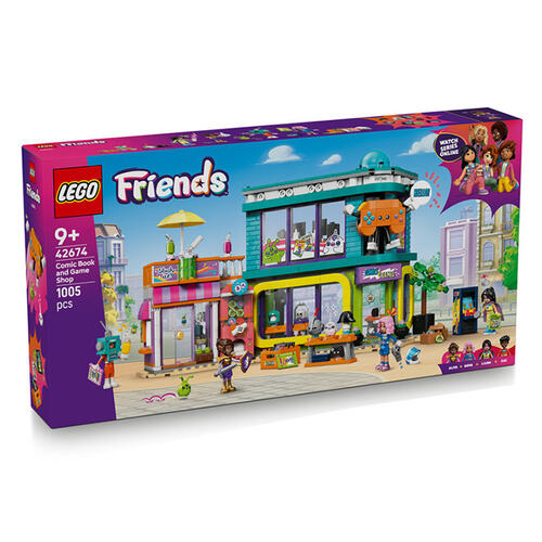 LEGO Friends Comic Book and Game Store 42674