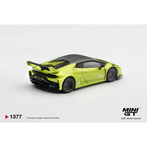(Pre-order) MINI GT Lamborghini Hurac&aacute;N Lb Works Lime Metallic / Blister Packaging (Expected February 2027)