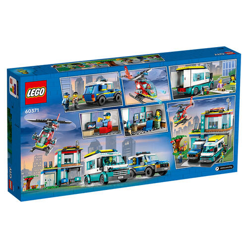LEGO City Emergency Vehicles HQ 60371 Toys"R"Us Hong Kong Official