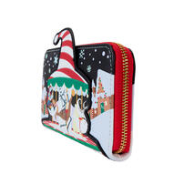 Loungefly Disney The Nightmare Before Christmas Journey To Christmas Town Zip Around Wallet