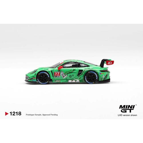  (Pre-order) MINI GT Porsche 911 Gt3 R (992) #77 Ao Racing 2025 Imsa Sebring 12 Hrs Class Winner /Blister Packaging (Expected July 2026)