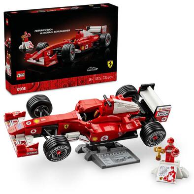 (網店預購) LEGO樂高 Icons Ferrari F2004 & Michael Schumacher 11375 (預計2026年5月發貨)