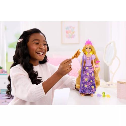 Disney Princess Light-Up Hair Rapunzel Fashion Doll