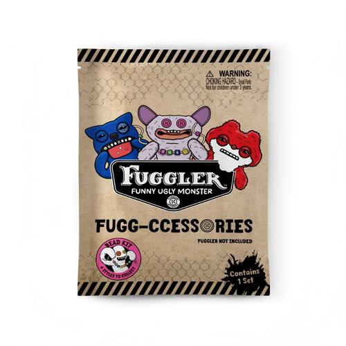 Fuggler 串珠 - 黑底白色字母