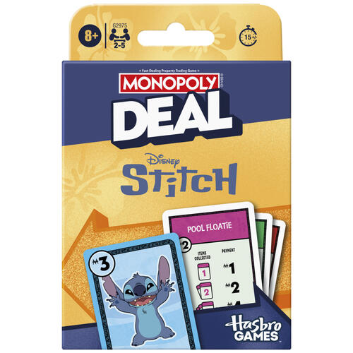 Monopoly Deal Card Game - Stitch (English Version)