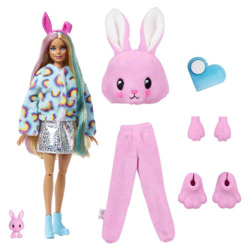 Barbie芭比 驚喜造型娃娃可愛動物系列 - 隨機發貨