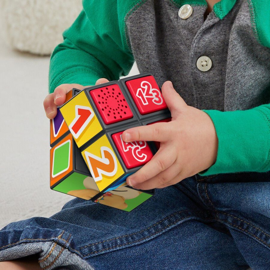 Fisher price learning hot sale cube