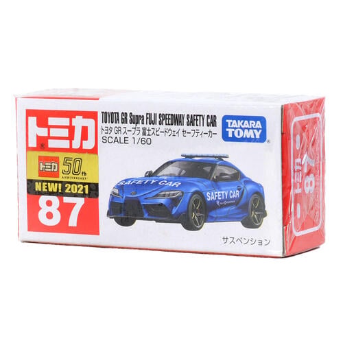Tomica Diecast No. 87 Toyota GR Supra Fuji Speedway Safety Car
