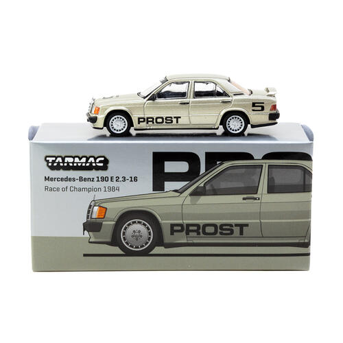 Tarmac Works 1/64 Mercedes-Benz 190 E 2.3-16 Race Of Champion 1984 #5 Alain Prost - Global64