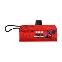 XPower X Spider-Man 3 In 1 Mini 5000mAh Built-In Lightning Cable Power Bank
