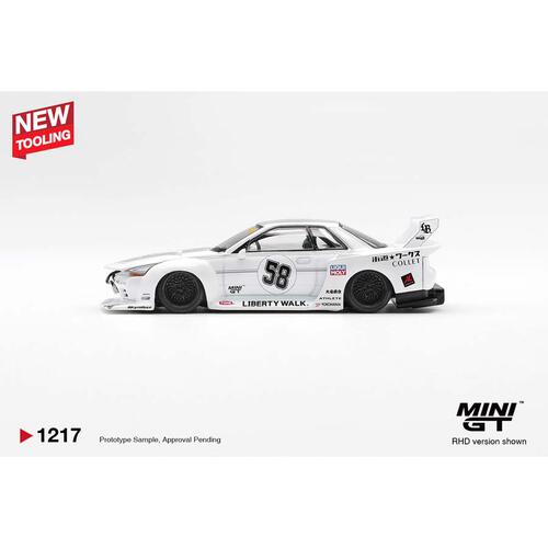  (Pre-order) MINI GT Nissan Gt-R32 Lb-Kaido Works Tas 2025 /Blister Packaging (Expected July 2026)