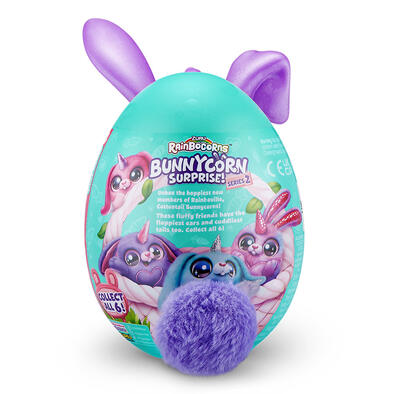Rainbocorns彩虹獨角馬 驚喜閃亮彩虹蛋-小兔盲盒迷你裝(第2彈) - 隨機發貨
