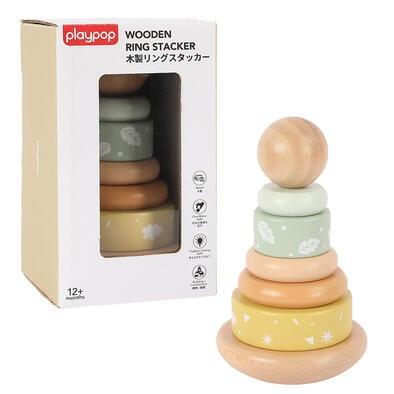 playpop木製疊塔