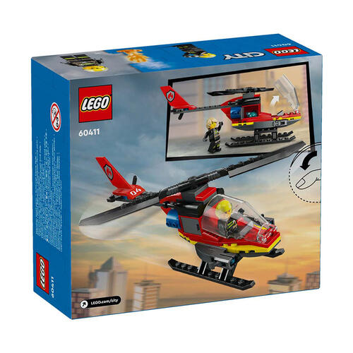 LEGO樂高城市系列 消防救援直升機 60411
