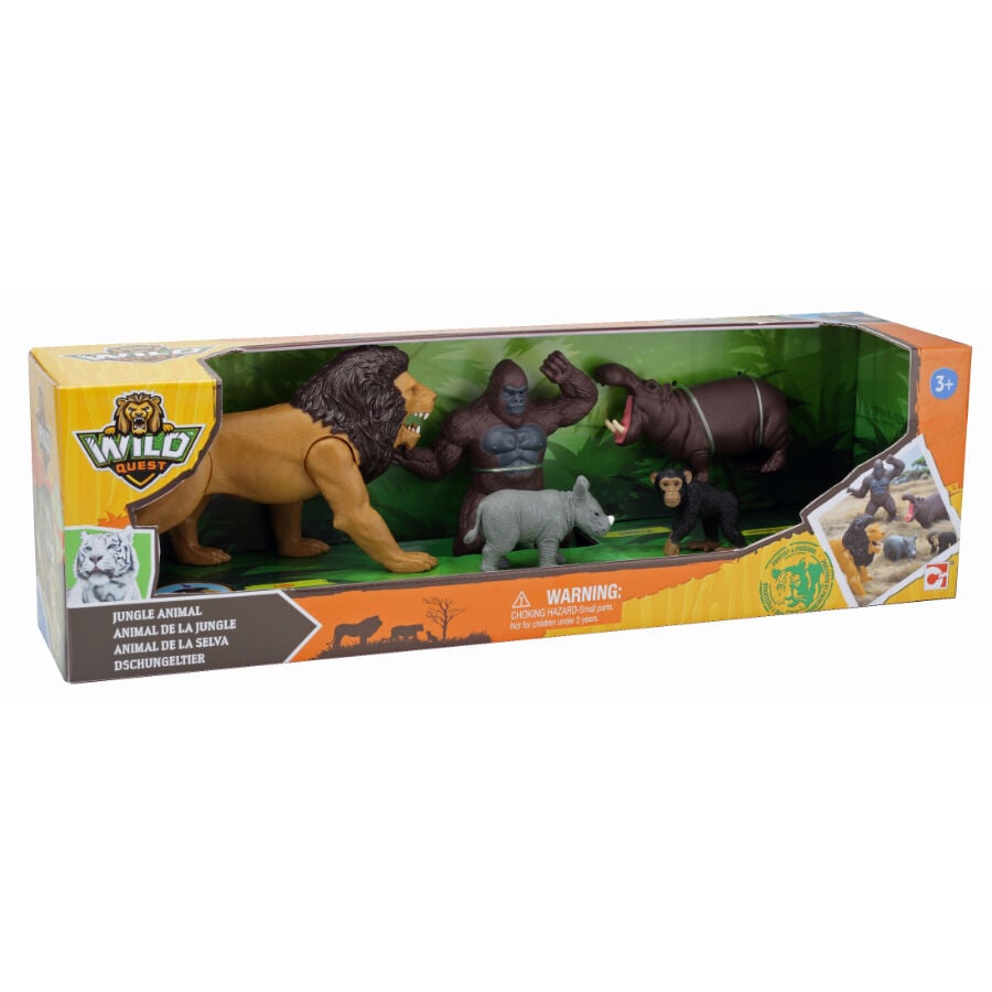 Wild Quest Jungle Animal Playset Toys