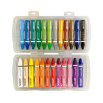 Titi 24 Color Triangular Beeswax Crayons