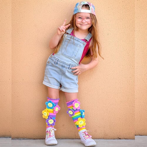 Madmia 可愛花瓣襪子