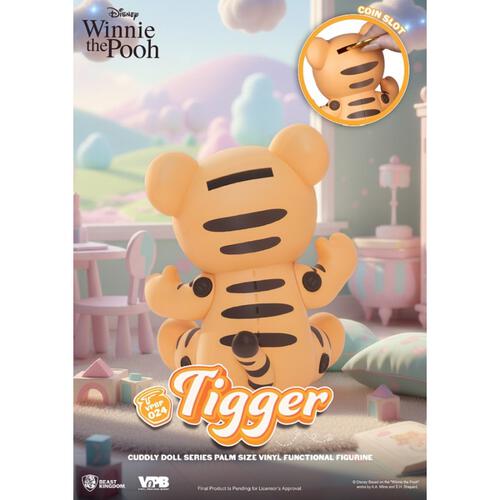 Cuddly Doll Series Palm Size Vinyl Piggy Bank : Tigger