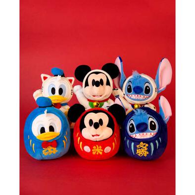 Urdu 福部屋迪士尼系列毛絨掛件 招財貓米奇 - 隨機發貨