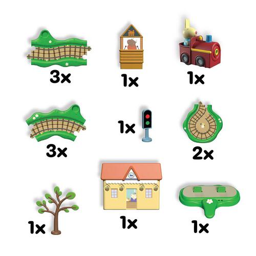 Peppa Pig Whizz-Around - Clickety Clack Train Set