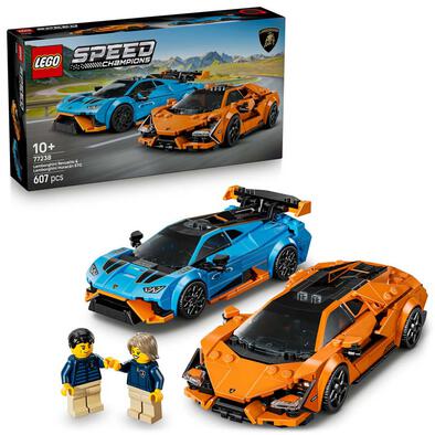 LEGO樂高超級賽車系列 Lamborghini Revuelto 和 Huracán STO 77238