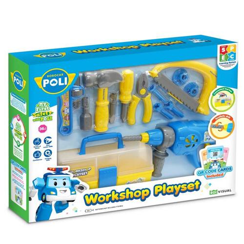 Robocar Poli救援小英雄波力 車間玩具套裝