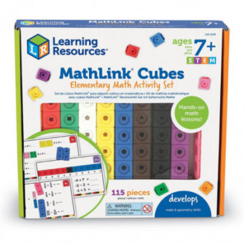 Learning Resources Mathlink Cube Math Activity Set
