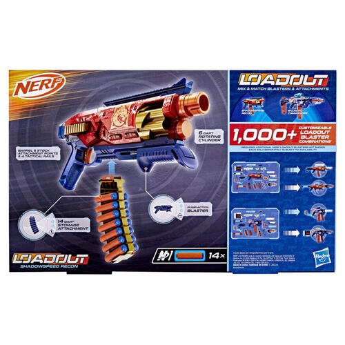 NERF Loadout Shadowspeed Recon Blaster