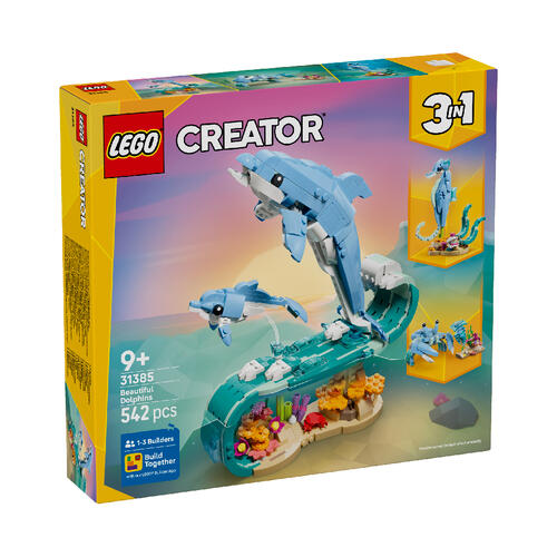 LEGO樂高創意系列 海洋動物：美麗海豚 31385