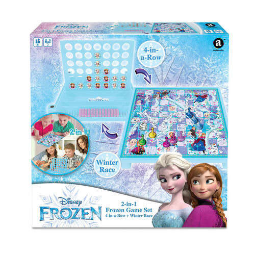 Disney Frozen迪士尼魔雪奇緣遊戲套裝 四子連環棋+冬季競賽