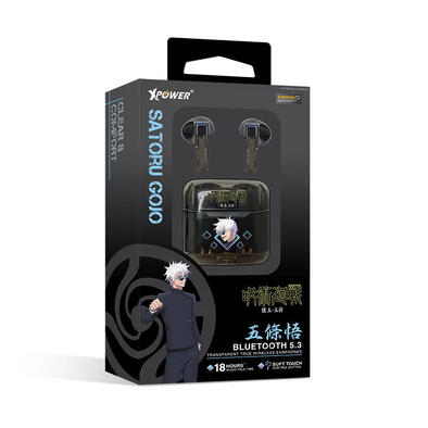 Xpower 咒術回戰 BSE10透明真無線藍牙5.3藍牙耳機 五條悟